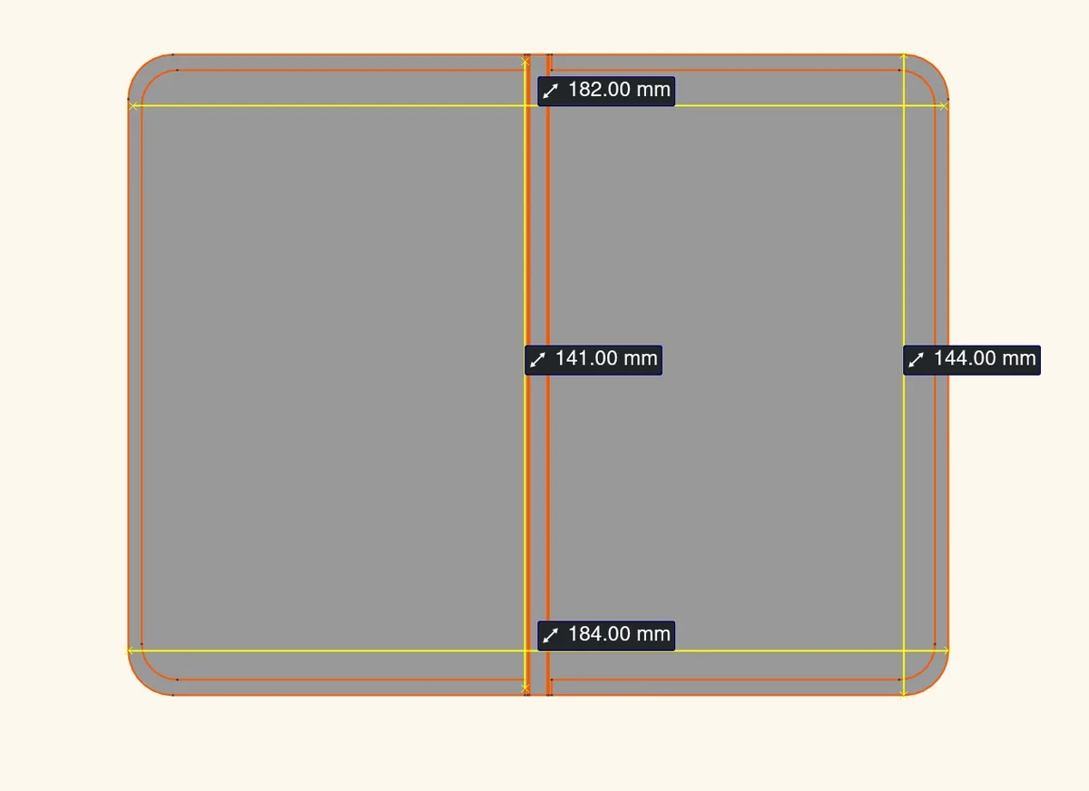 Field Notes notepad cover STL file download from 3D Archive